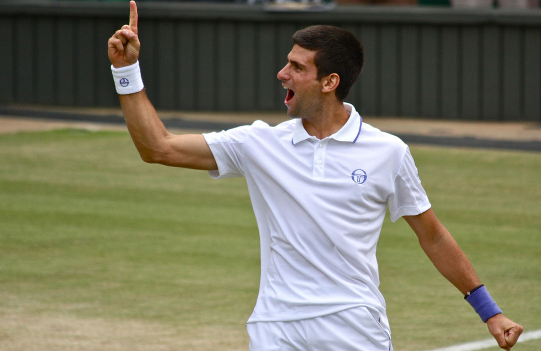 Novak Djokovic and a Prayer Rope bracelet?